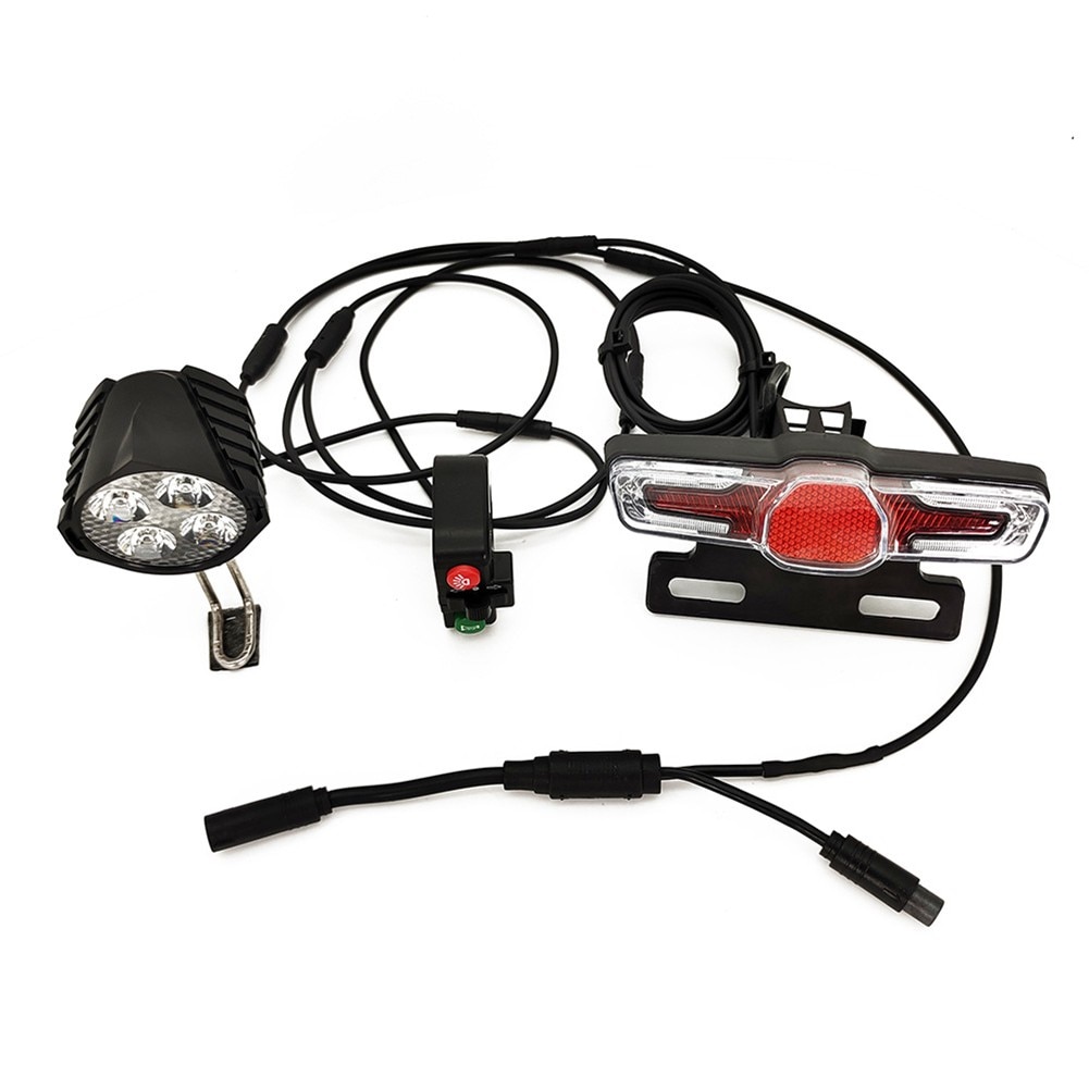 24-60V E-bike Light Set Front Light Taillight Brake Lamp For Bafang BBS01 ......................................